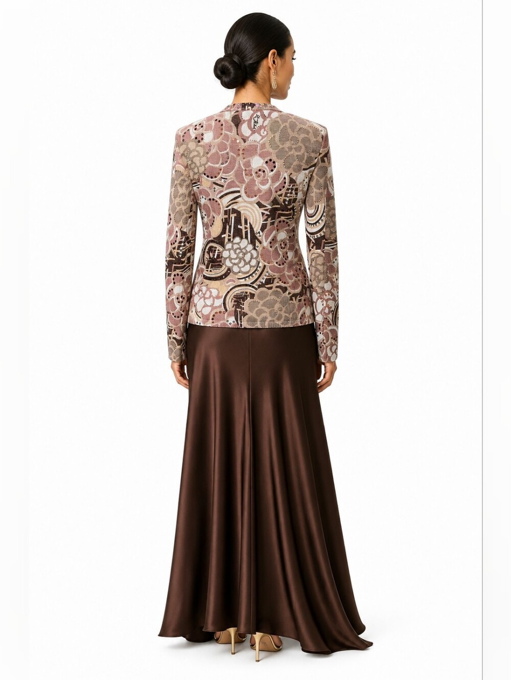 NWT St John Evening Sz 8 Metallic Knit Sequin Rhinestone Jacket Cardigan $995 - Picture 4 of 17